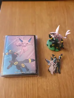 Pokemon TCG Prismatic Evolutions Figure Collection - Figure, Sleeves & Pin Only - Image 1