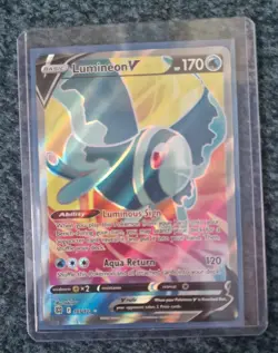 Pokemon TCG Lumineon V Sword & Shield: Brilliant Stars 155/172 Holo Ultra Rare - Image 3