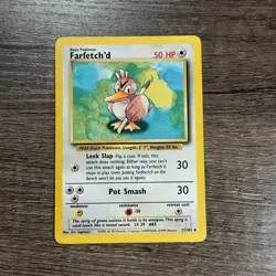 Farfetch'd 27/102 Uncommon Base Set Unlimited LP Pokemon TCG - Image 1