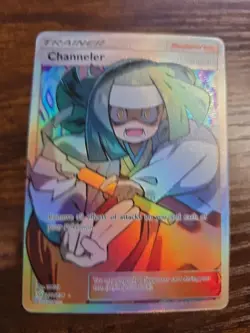 Pokemon Channeler 232/236 Unified Minds Holo Full Art Trainer Ungraded - Image 2