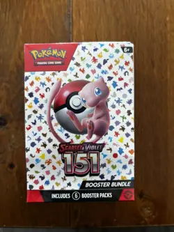 Pokemon 151 Scarlet & Violet Booster Bundle Trading Cards Set - FACTORY SEALED! - Image 1
