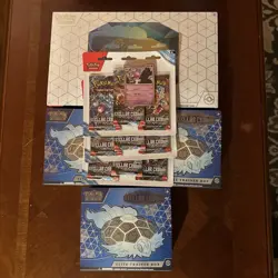 Pokemon Tcg Terapagos UPC Stellar Crown Etb 3 Pack Blister X3 Lot Sealed - Image 2
