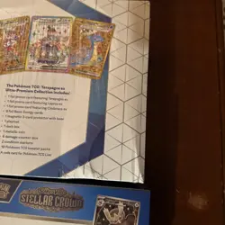 Pokemon Tcg Terapagos UPC Stellar Crown Etb 3 Pack Blister X3 Lot Sealed - Image 4