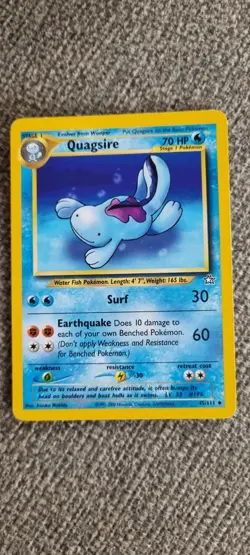 Quagsire - Pokemon TCG - MP - Uncommon - Neo Genesis 45/111 - Image 1