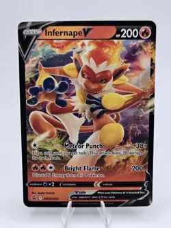 Infernape V Black Star Promo - SWSH252 - Sword & Shield Pokemon 2022 Holo Foil - Image 1