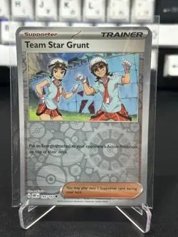 Team Star Grunt - 195/197 - Uncommon - Reverse Holo Pokemon Holo - Image 1