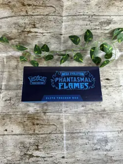 Pokemon TCG - Mega Evolution Phantasmal Flames ETB IN HAND - Image 4