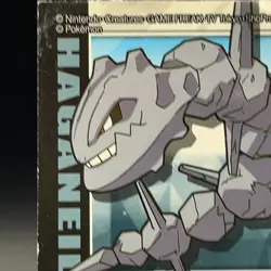 Steelix 181 Pokemon Card TCG Sticker Japanese Bandai Nintendo Kids VTG Seal - Image 3