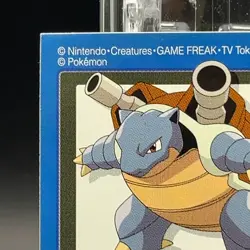 Blastoise 010 Pokemon Card TCG Sticker Japanese Bandai Nintendo Kids VTG Seal - Image 3