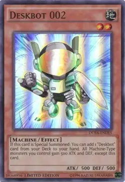 Yugioh - Deskbot 002 (Super Rare) (Limited Edition) - DUEA-ENDE5 (P) - Image 1
