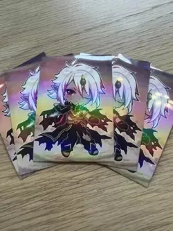 Yu-Gi-Oh Fallen of Albaz Branded Chibi Premium Holo Card Sleeves Protector 50 CT - Image 2