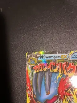 Pokemon Mega M Swampert EX XY87 XY Holo Card Black Star Promo - Image 2