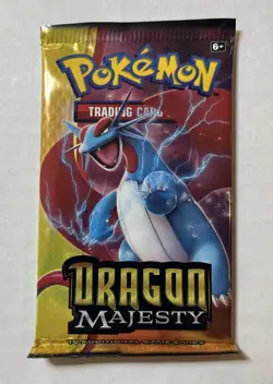 Pokemon Dragon Majesty Booster Pack X1 Sun & Moon Sealed 20 Cards Unweighed - Image 1