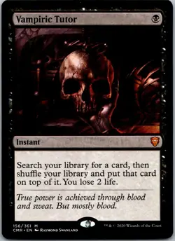 Vampiric Tutor M Commander Legends 156 NM - Image 1