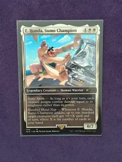2022 MTG Magic the Gathering SF2 Street Fighter 2 #428 E Honda Sumo Champion - Image 1