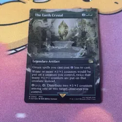 The Earth Crystal Borderless Foil, MTG Single, FIN 0342 Rare NM - Image 1