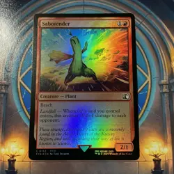 Magic The Gathering Trading Card MTG Final Fantasy Sabotender 0153 Foil M/NM - Image 1