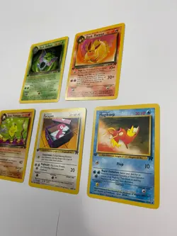 First Edition Pokemon Team Rocket Lot Primeape Golbat Magikarp Porygon Flareon - Image 4