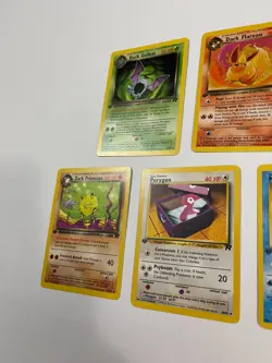 First Edition Pokemon Team Rocket Lot Primeape Golbat Magikarp Porygon Flareon - Image 5
