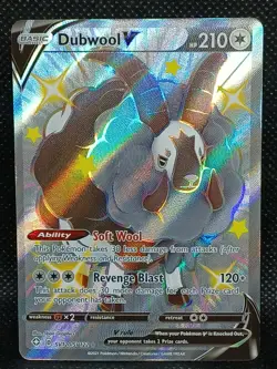 Dubwool V Ultra Rare - SV120/SV122 Shining Fates Shiny Vault - Pokemon M/NM - Image 1