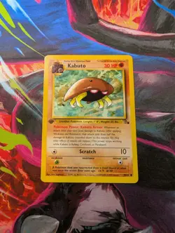 Kabuto - 1999 Pokemon 1st Edition Fossil Set 50/62 NM Near Mint Unplayed (E) - Image 1