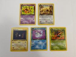 First Edition Pokemon Team Rocket Lot Magnemite Kadabra Gloom Vaporeon Persian - Image 1