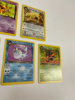 First Edition Pokemon Team Rocket Lot Magnemite Kadabra Gloom Vaporeon Persian - Image 3