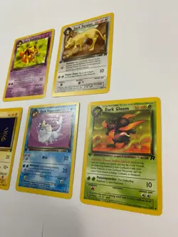 First Edition Pokemon Team Rocket Lot Magnemite Kadabra Gloom Vaporeon Persian - Image 4