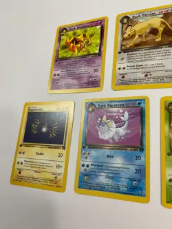 First Edition Pokemon Team Rocket Lot Magnemite Kadabra Gloom Vaporeon Persian - Image 5