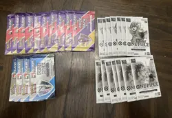 Pokemon Prize Pack Lot Series 3 & 6 Plus Bonus One Piece Tournament Packs - Image 1