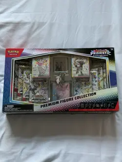 Pokemon TCG Prismatic Evolutions Premium Figure Collection New/Sealed DENTED - Image 1