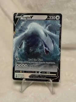 Pokemon TCG Sword & Shield: Silver Tempest Lugia V 138/195 NM - Image 1