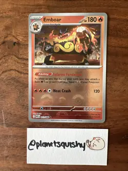 Pokemon TCG - Emboar 013/086 13 - Rare Pokeball Reverse Holo - White Flare - NM - Image 1