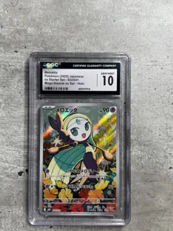 Pokemon Card JPN Meloetta Holo Art Holo CGC 10 Gem, Mega Diancie ex Set 022/021 - Image 1