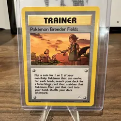 2001 Pokemon, Neo Revelation #62/64 Pokemon Breeder Fields Ex/LP - Image 1