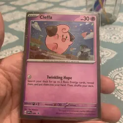 Pokemon TCG - Cleffa - Black Star Promo cosmo Holo SVP 95 - NM / Mint - Image 1