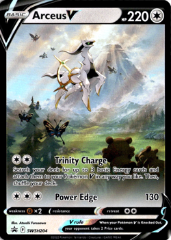 Arceus V SWSH204 Pokemon Sword & Shield Promo NM - Image 1