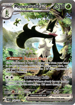 Meowscarada ex 256/193 Pokemon Paldea Evolved Special Illustration Rare NM - Image 1