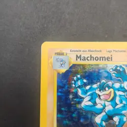 Pokemon TCG Karte - Machomei - 1. Edition - Base Set 8/102 - Deutsch - WOTC - Image 2