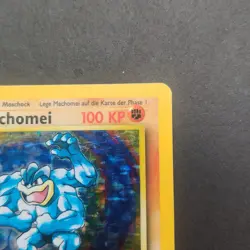 Pokemon TCG Karte - Machomei - 1. Edition - Base Set 8/102 - Deutsch - WOTC - Image 3