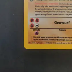 Pokemon TCG Karte - Machomei - 1. Edition - Base Set 8/102 - Deutsch - WOTC - Image 4