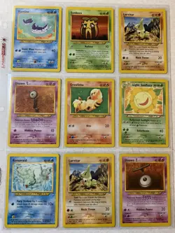 Pokemon Card Binder Collection - Vintage Card Lot | 1995-2000 NEO DESTINY - Image 1