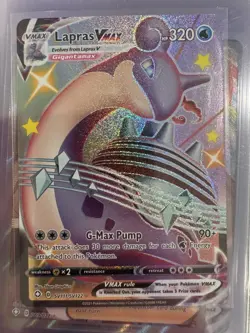 2021 Pokemon Lapras VMAX SV111/SV122 Sword & Shield Shiny Vault NM Shining Fates - Image 1