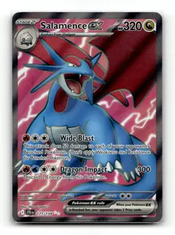 Salamence ex 177/159 Ultra Rare Journey Together Pokemon Near Mint - Image 1
