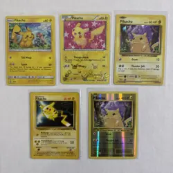 Pokemon PIKACHU SM 86 ,WB Promo,RC7 /RC25 RADIANT and Cracked Ice Card Lot of 5 - Image 1
