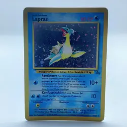 Pokemon TCG Karte - Lapras - 10/62 Holo Rare - Fossil Set Deutsch - Image 1