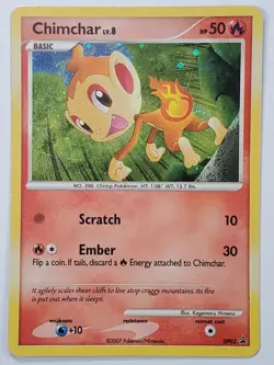 Chimchar DP02 Diamond and Pearl Promos LP English Pokemon Card - Image 1