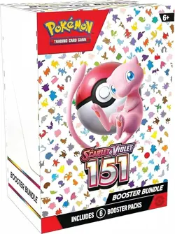 Pokemon 151 Scarlet and Violet Booster Bundle (6 Packs) SEALED 820650853210 - Image 1