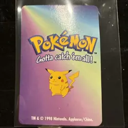 KFC Vintage 1998 Nintendo Pokemon Ivysaur Mini Card Gotta catch em all #02 - Image 2