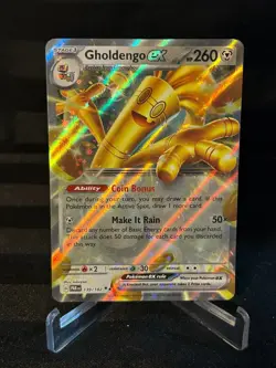 Pokemon TCG Gholdengo EX #139/182 Double Rare SV: Paradox Rift NM/M - Image 1
